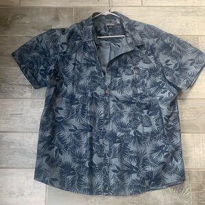 Tropical button-up short sleeve